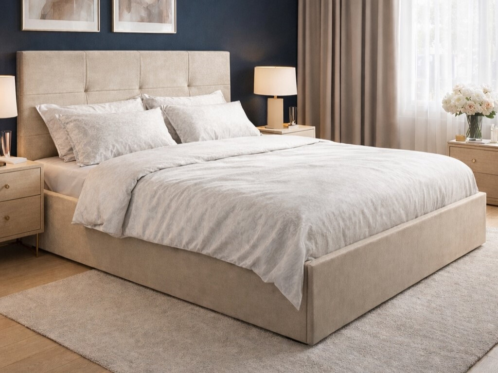 Кровать №4 160х200 серая