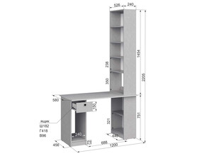 Сыр № 17.1 Стол письменный