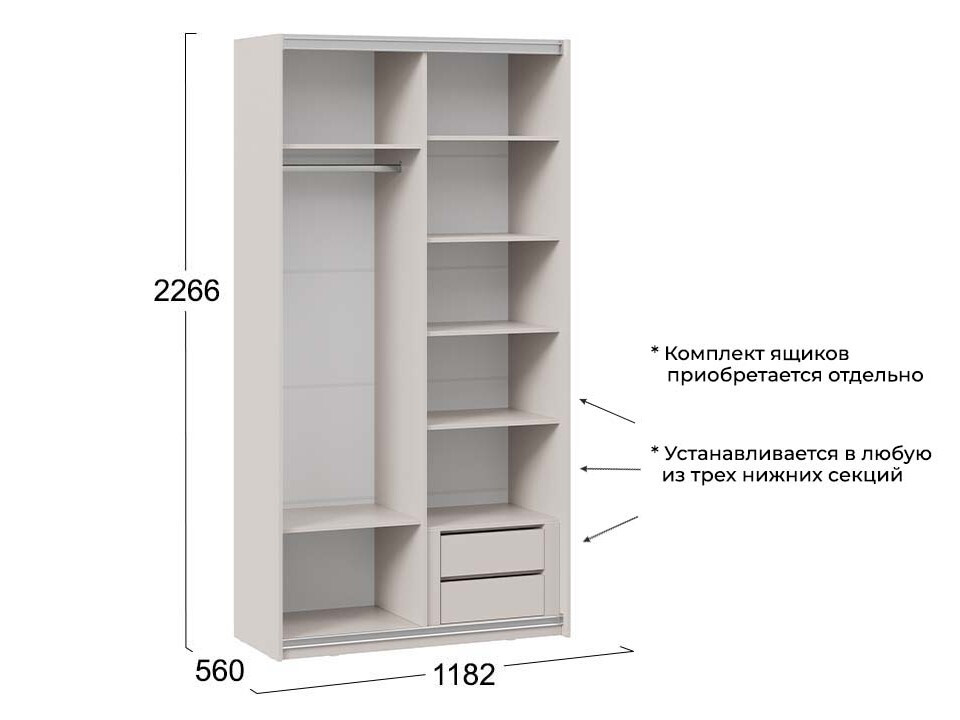 Шкаф-купе «Оскар Хилтон» Тип 2 З/З