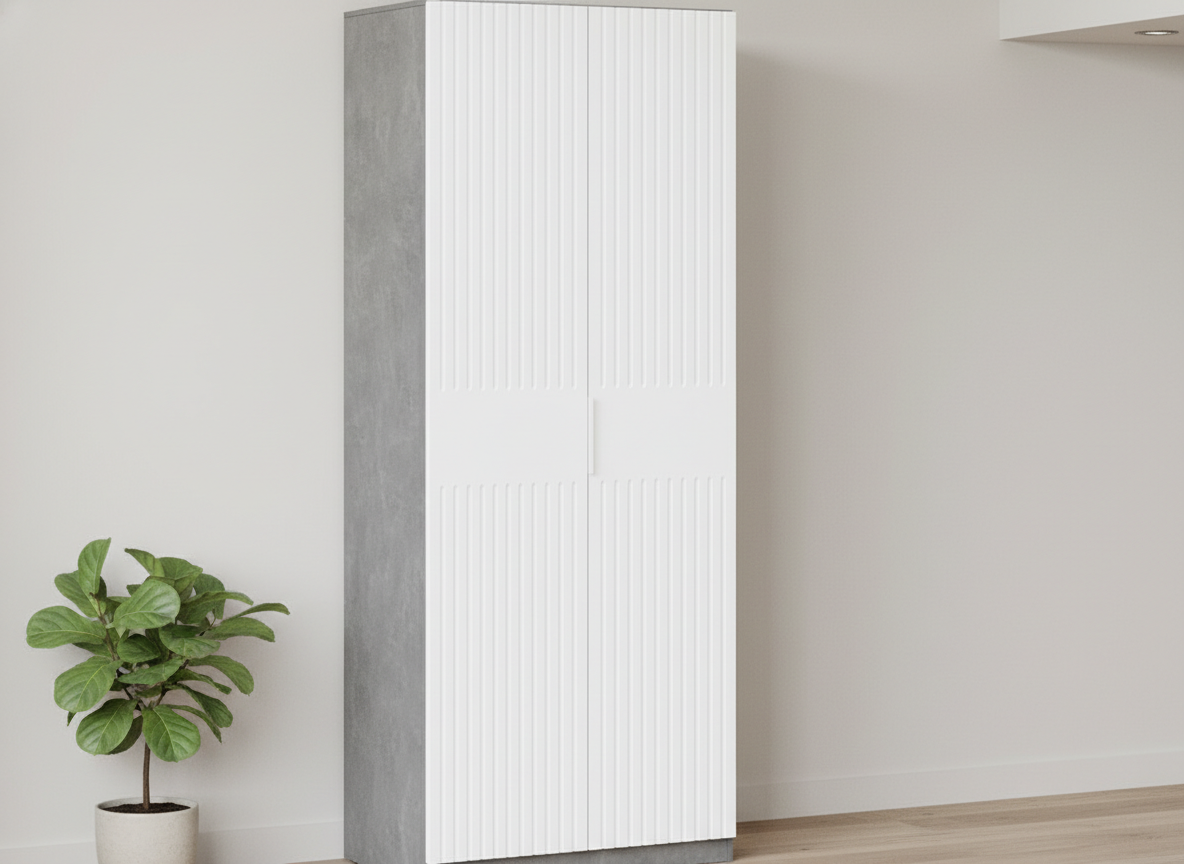 «Хилтон» Шкаф для одежды Ателье светлый